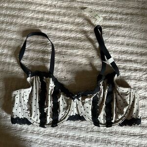 Aerie Polka Dot Lace Underwire Bra